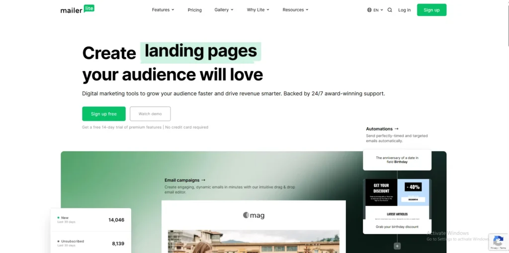 Mailer's Dashboard