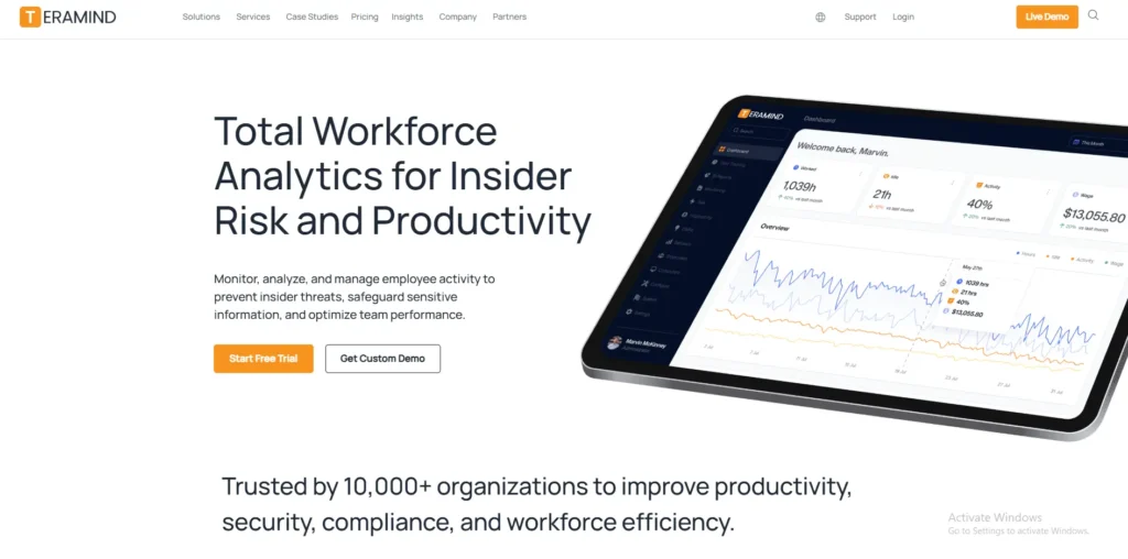 Teramind Dashboard