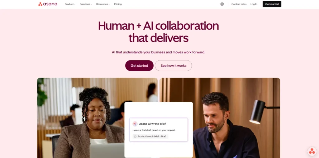 Asana's Dashboard