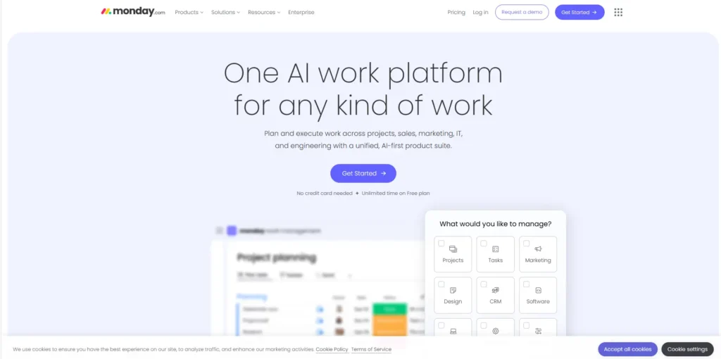 Monday's Dashboard